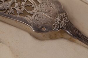 Silver serving set of 2 pieces. — image 3