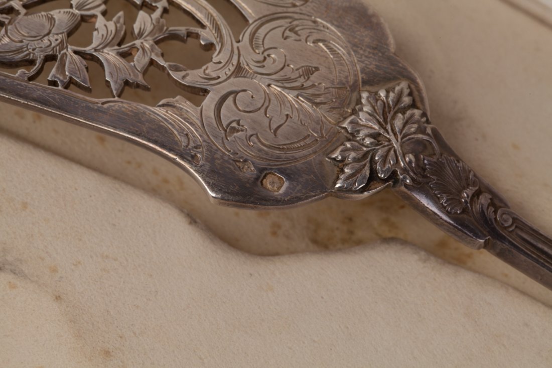 Silver serving set of 2 pieces. — image 3
