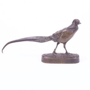 Brozne figur "Golden pheasant". — image 1