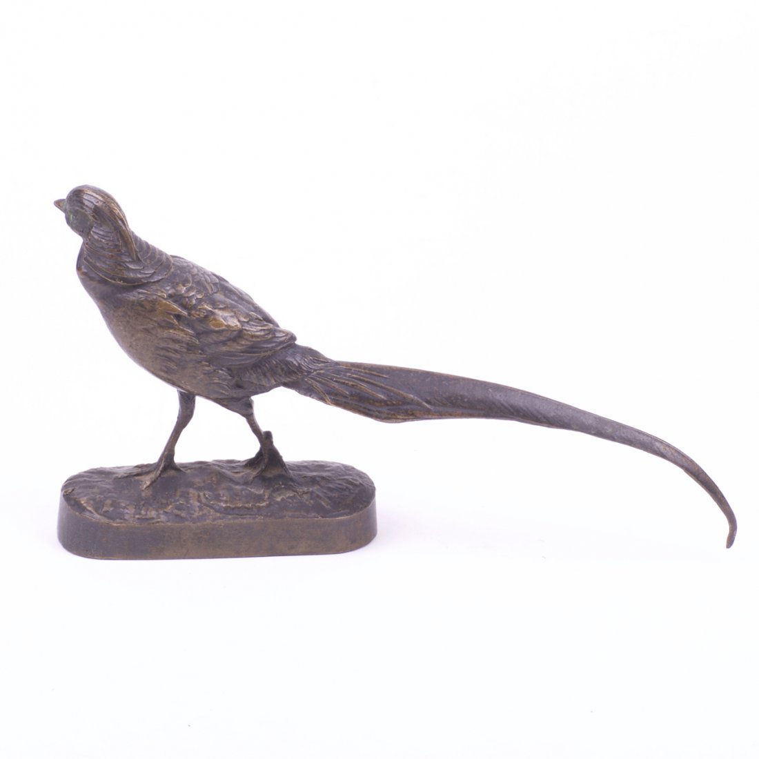 Brozne figur "Golden pheasant". — image 2