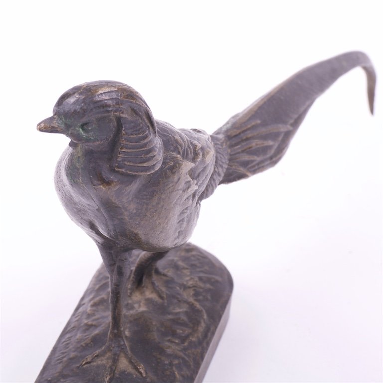 Brozne figur "Golden pheasant". — image 3