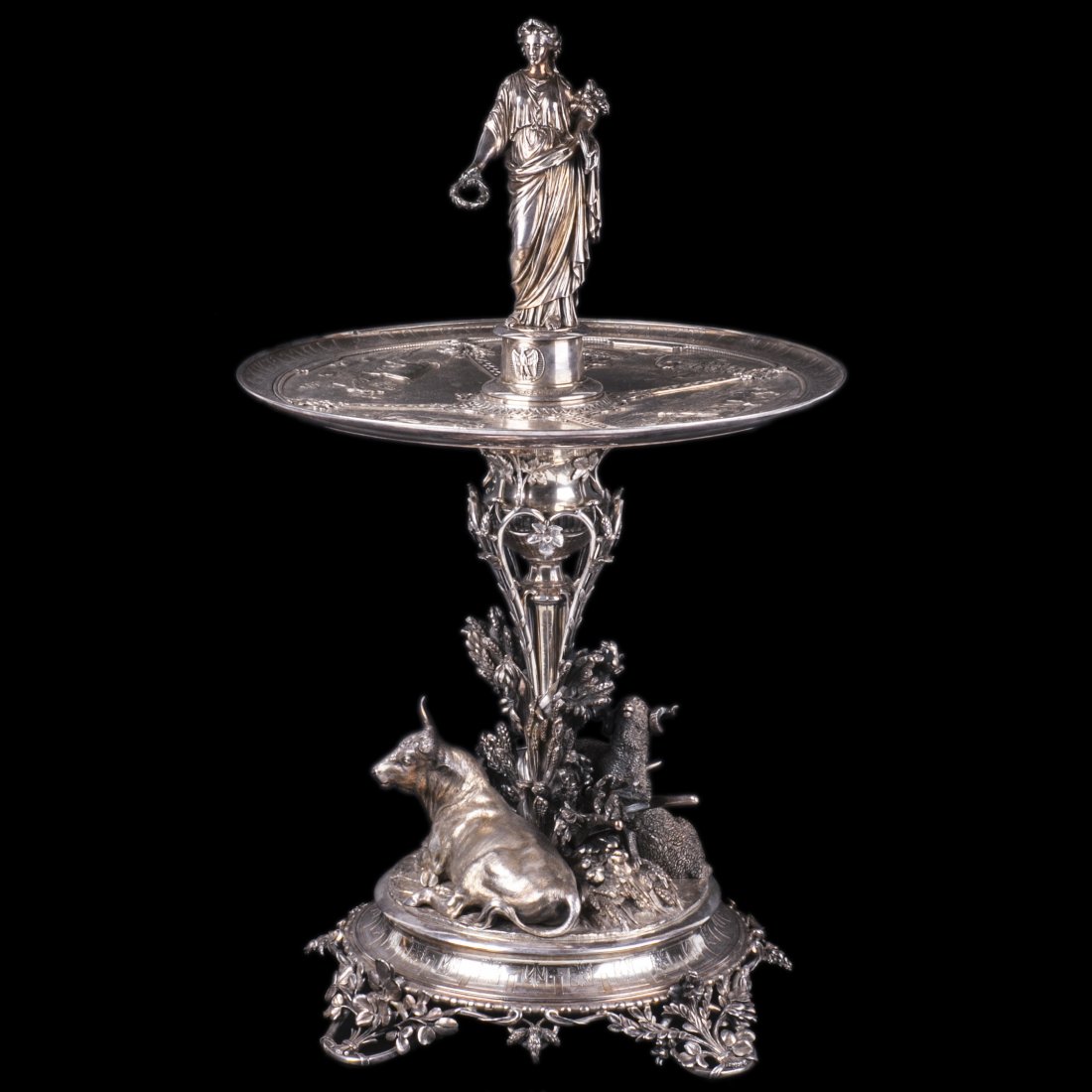 French silver figural Centerpiece — image 1