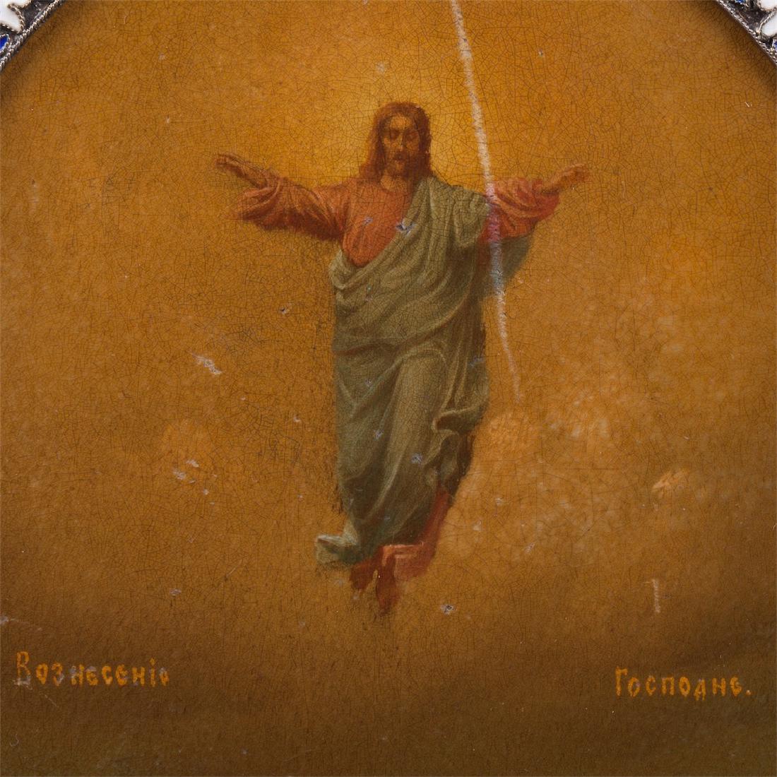 Russian icon of the ascension in an academic style — image 2
