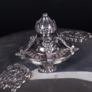 Antique French silver dish — image 2