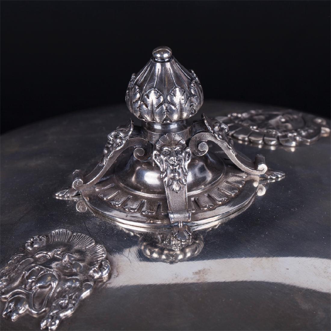 Antique French silver dish — image 2