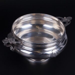 Antique French silver dish — image 4
