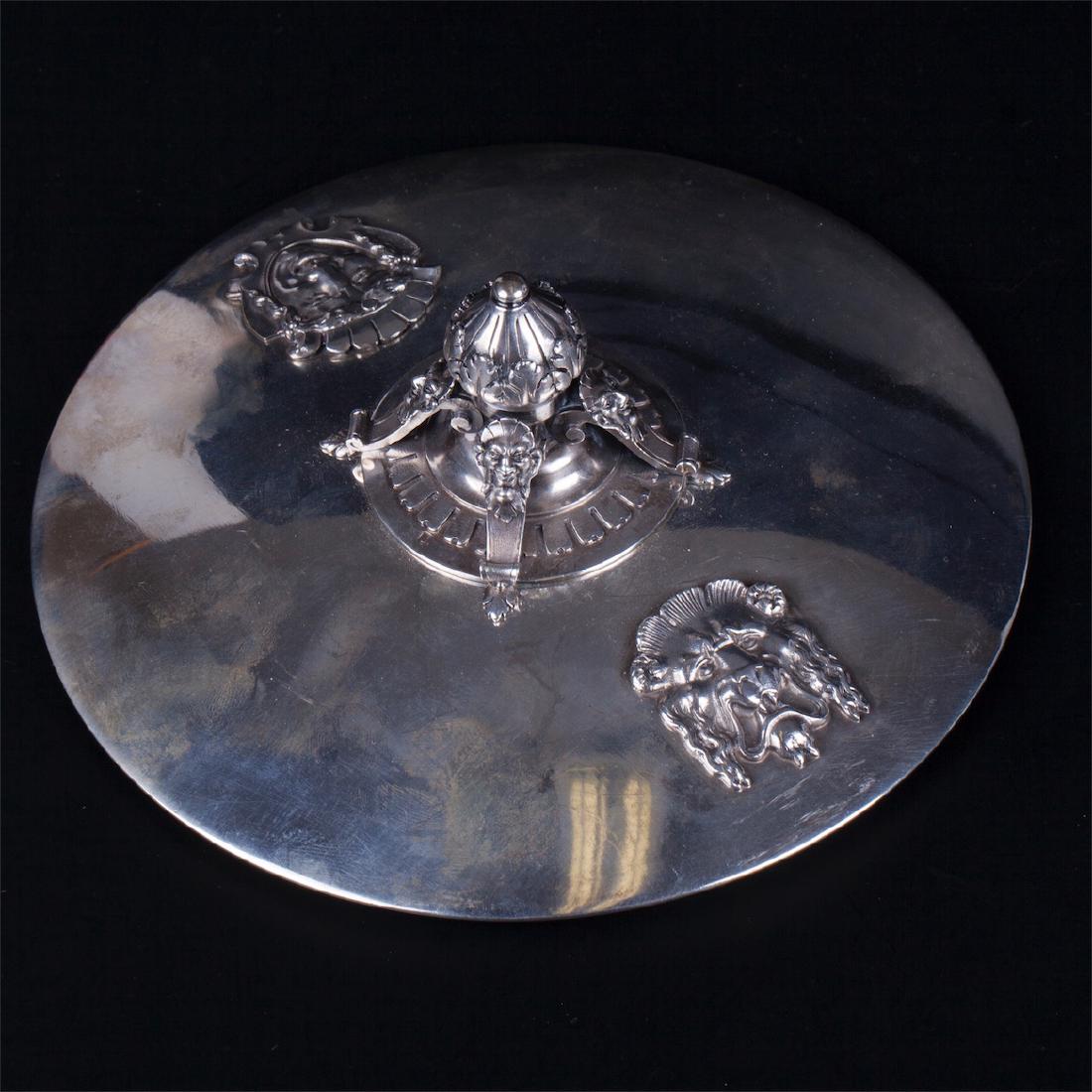 Antique French silver dish — image 8