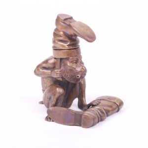 Bronze ashtray "Smoking monkey". — image 1