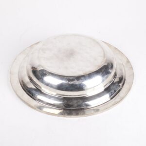 Antique silver tray with lazurite stone encrusted — image 4