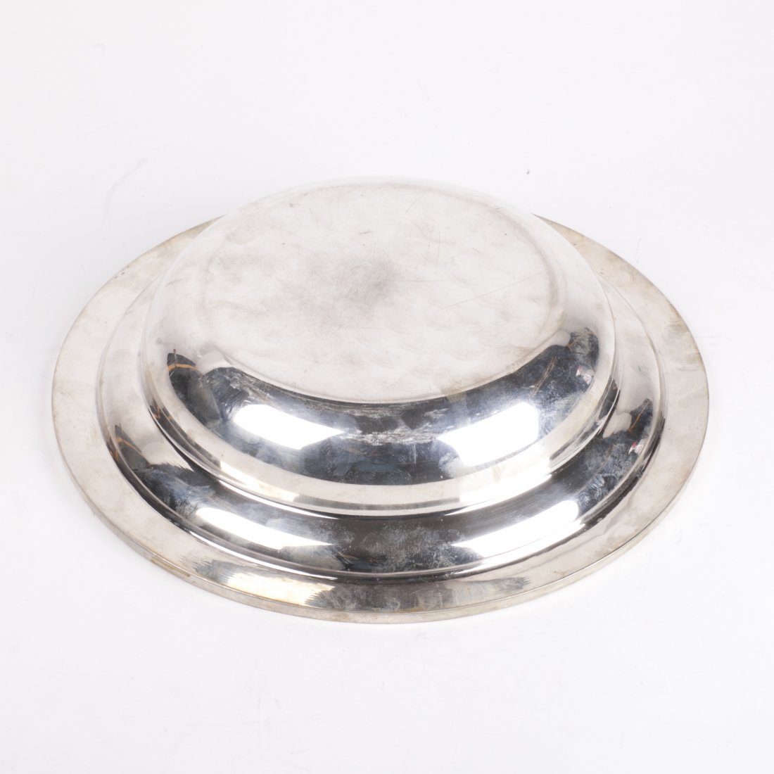 Antique silver tray with lazurite stone encrusted — image 4