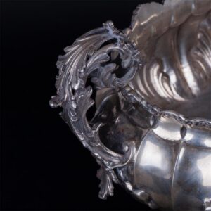 Massive silver bowl, Italy — image 2