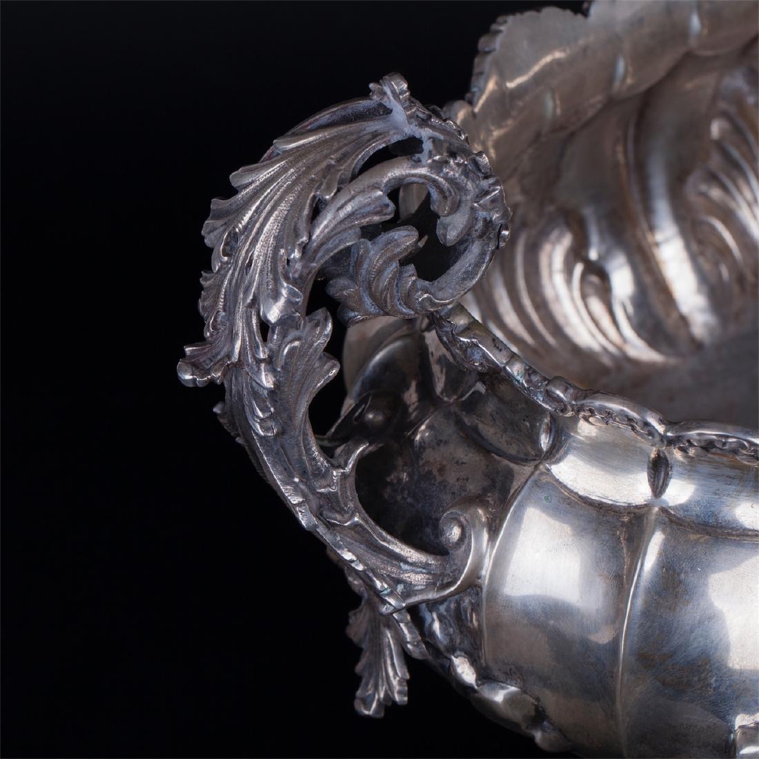 Massive silver bowl, Italy — image 2