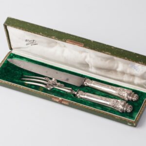 Silver serving set of 2 pieces. — image 1