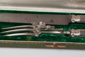 Silver serving set of 2 pieces. — image 3