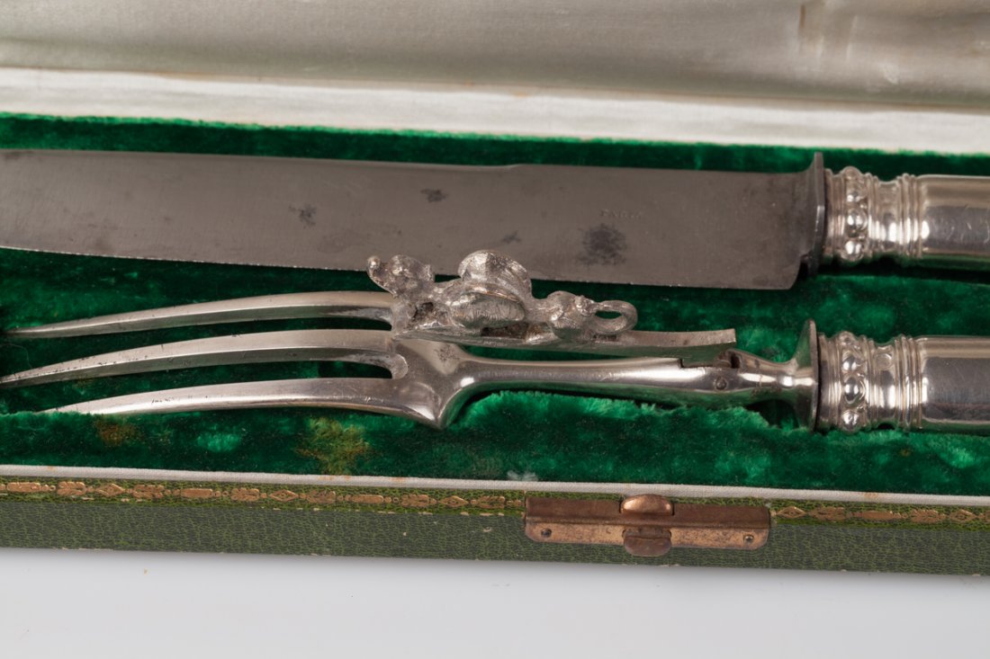 Silver serving set of 2 pieces. — image 3