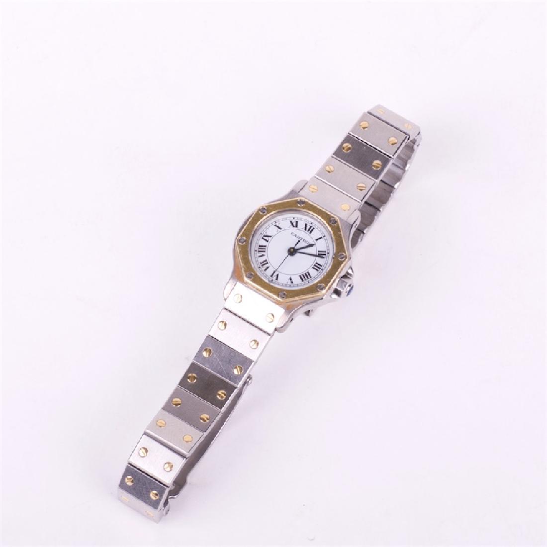 Cartier "Santos" women's wrist watch — image 2
