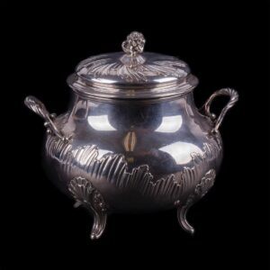 Huge silver sugar bowl. Silver 950 — image 1
