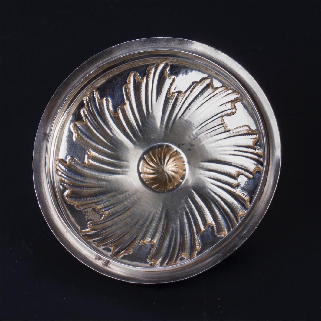 Huge silver sugar bowl. Silver 950 — image 4