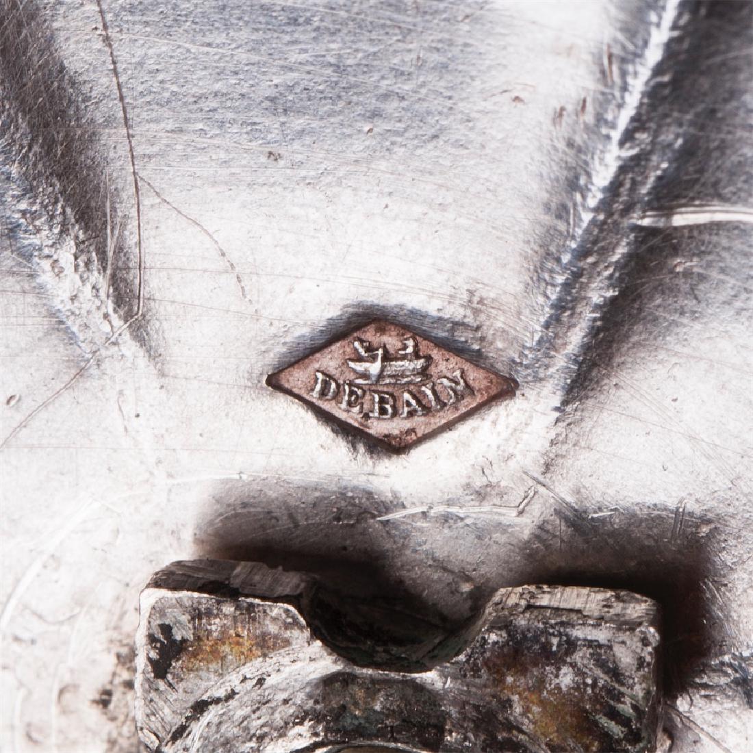 Elegant French silver sugar bowl. Marked Alphonse — image 5
