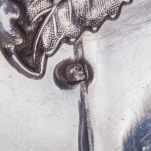 Elegant French silver sugar bowl. Marked Alphonse — image 9