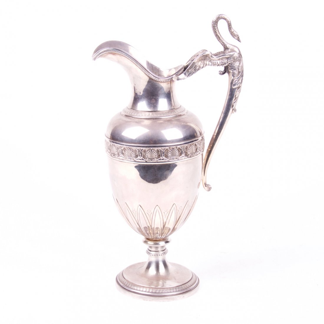 Silver water jar. French. — image 1