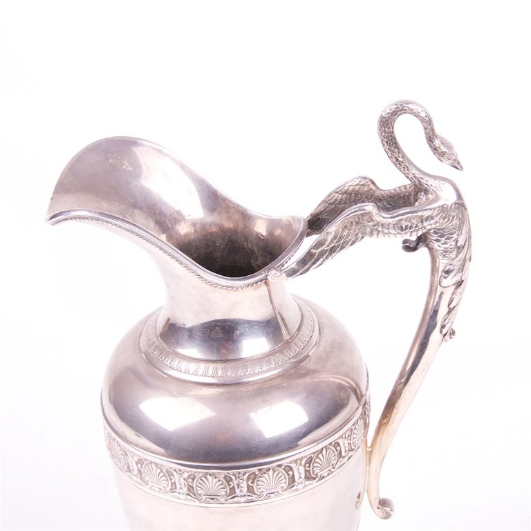 Silver water jar. French. — image 2