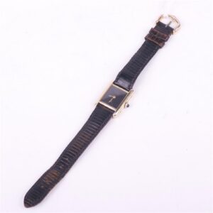 Gilded womens mechanical wrist watch “Must De Cartier” — image 2
