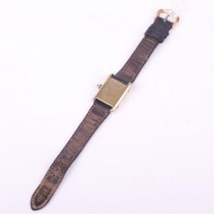 Gilded womens mechanical wrist watch “Must De Cartier” — image 3