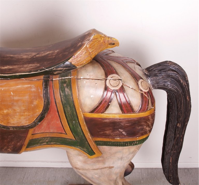 Huge rare wooden horse. — image 6