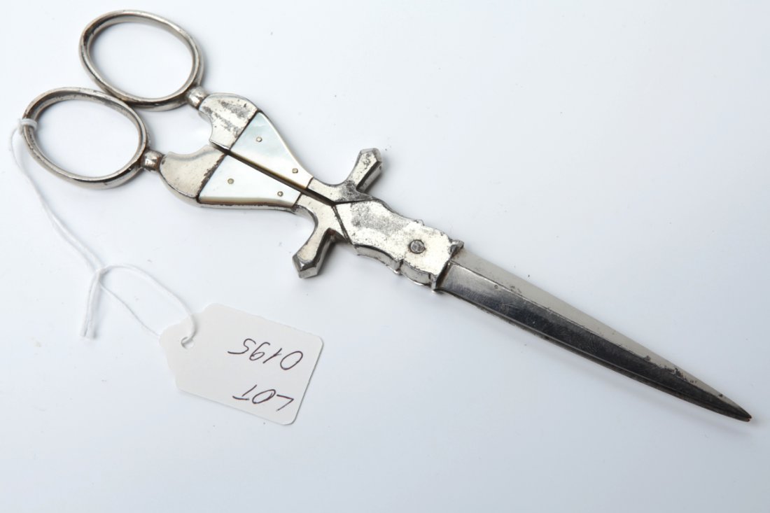Scissors with dagger. — image 2