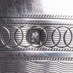 Antique French "Odiot" silver set of 5 pieces in a box — image 6