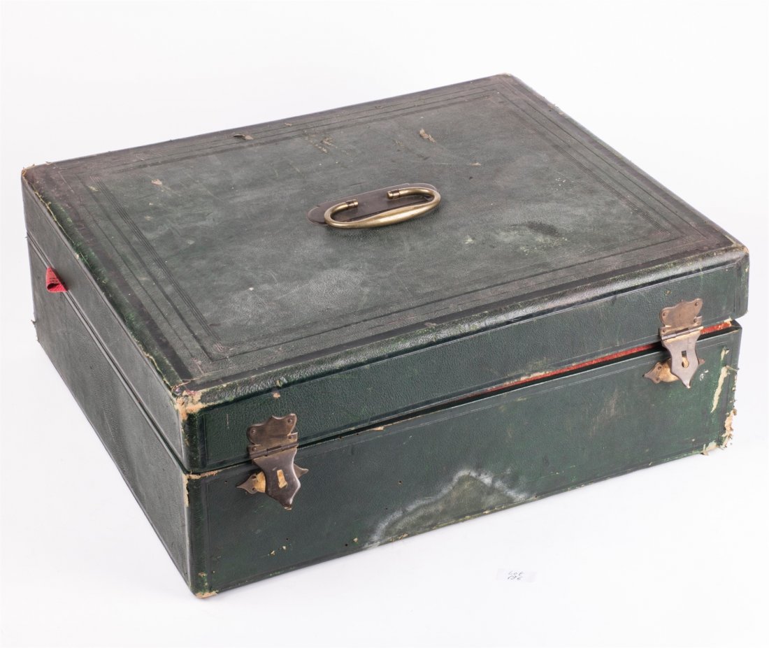 Antique French "Odiot" silver set of 5 pieces in a box — image 8