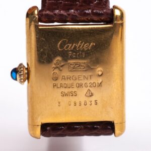 Gilded women’s mechanical wrist watch “Must De Cartier” — image 2