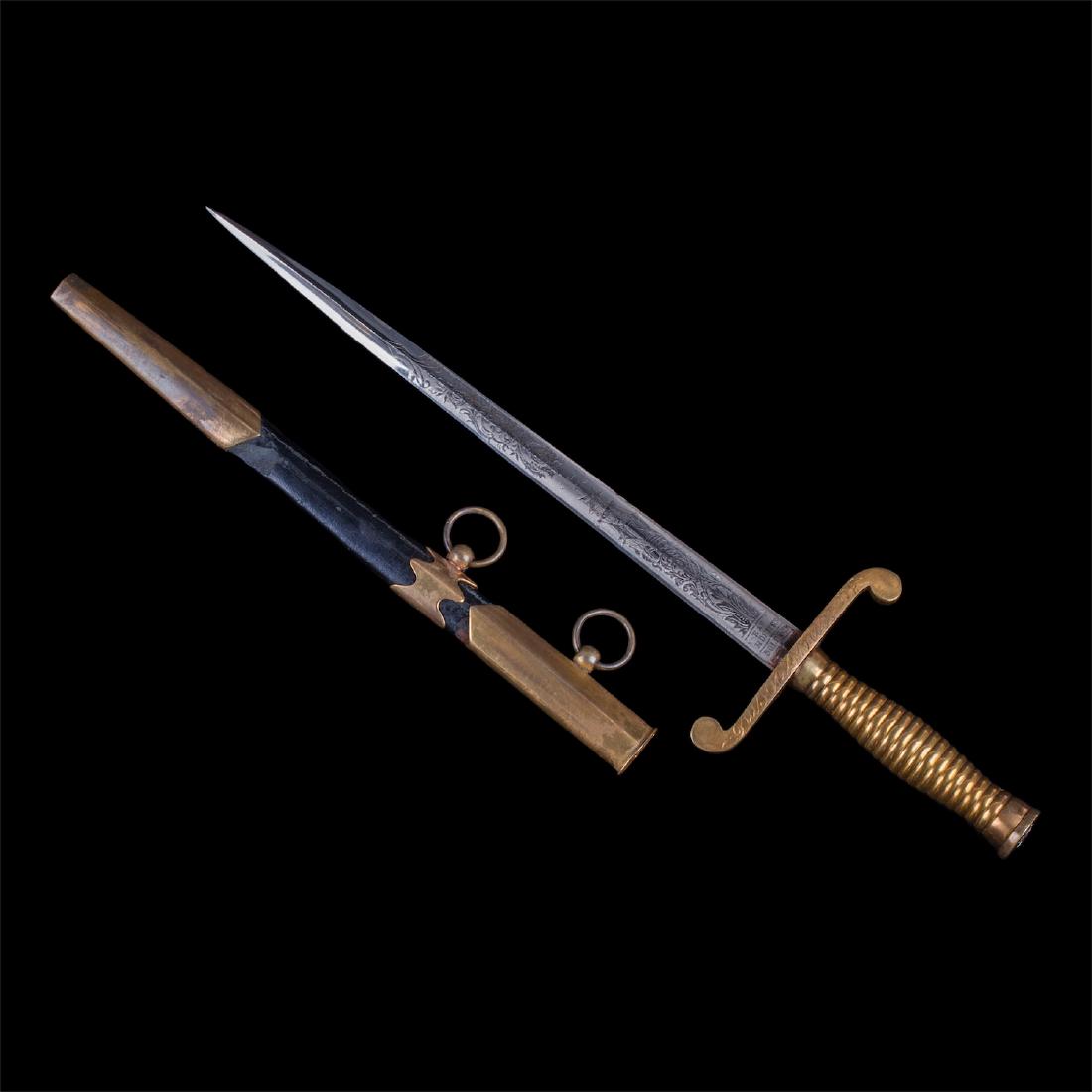 M-1853 RUSSIAN NAVY DAGGER FOR BRAVERY — image 2