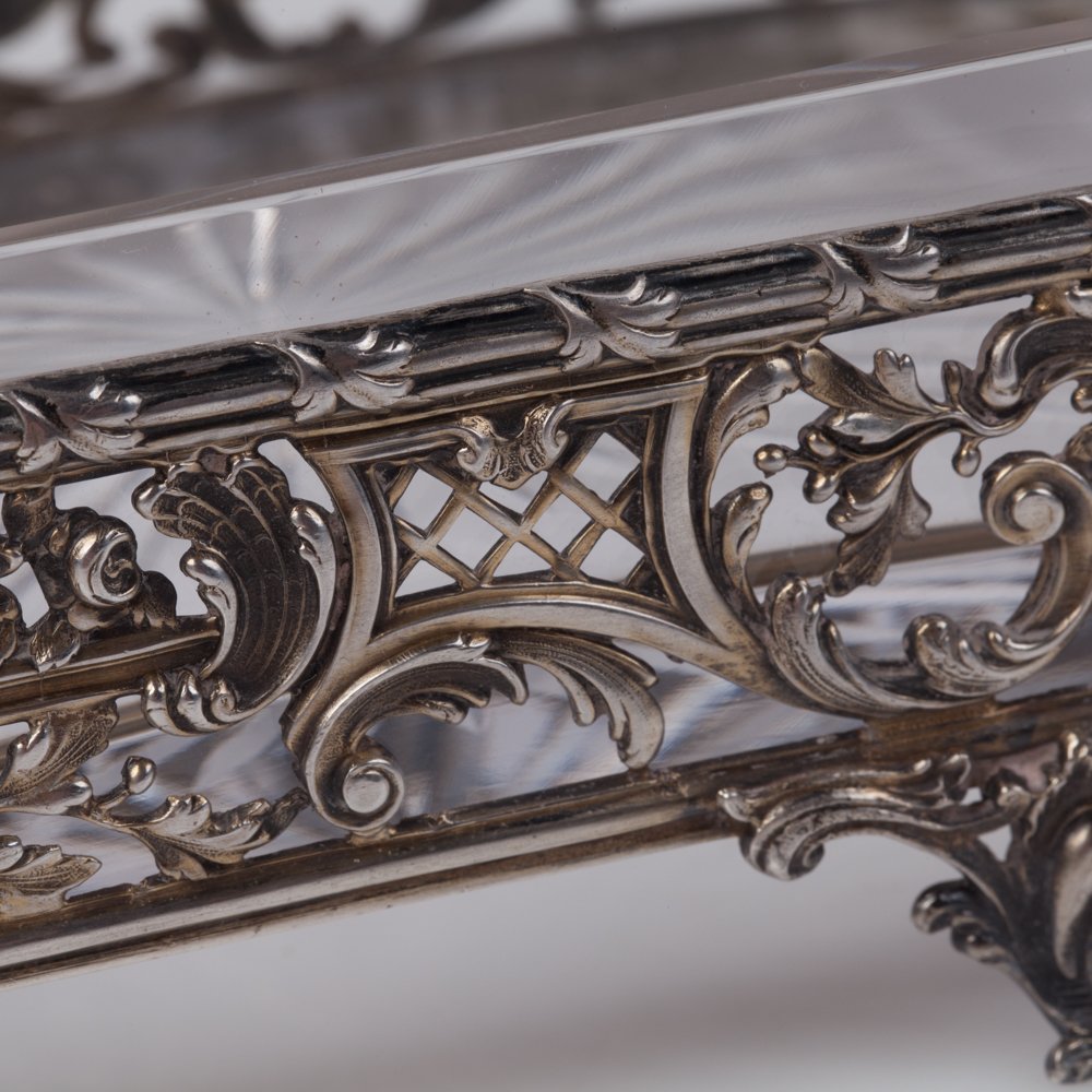 Silver cold snack tray. — image 6