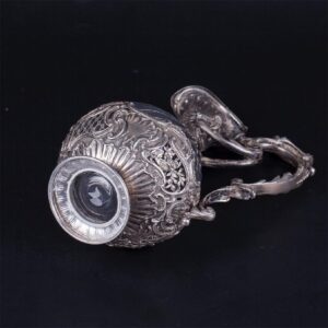 Antique French silver water jug — image 6