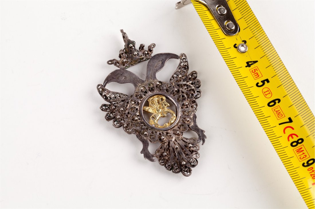 Pendant in the form of a two-headed eagle. — image 3