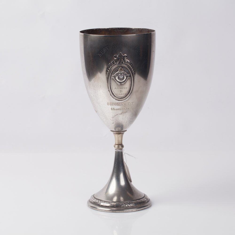 A 1934 Estonian TT 1st in Class cup presented by Eesti — image 1
