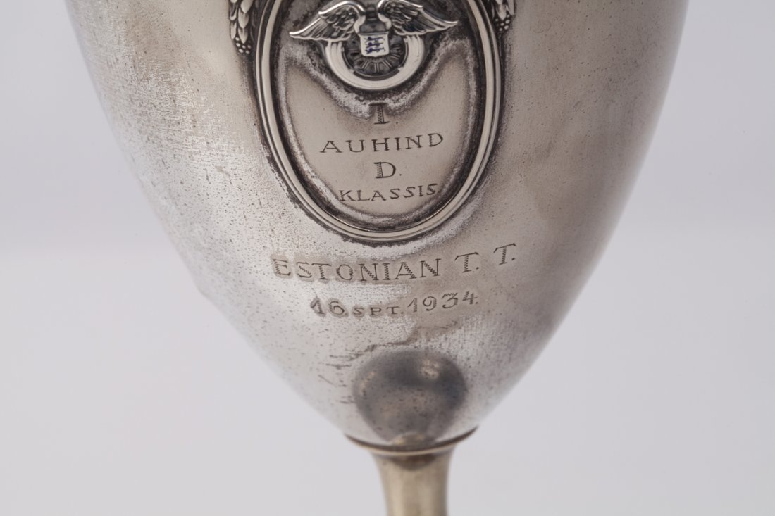 A 1934 Estonian TT 1st in Class cup presented by Eesti — image 5