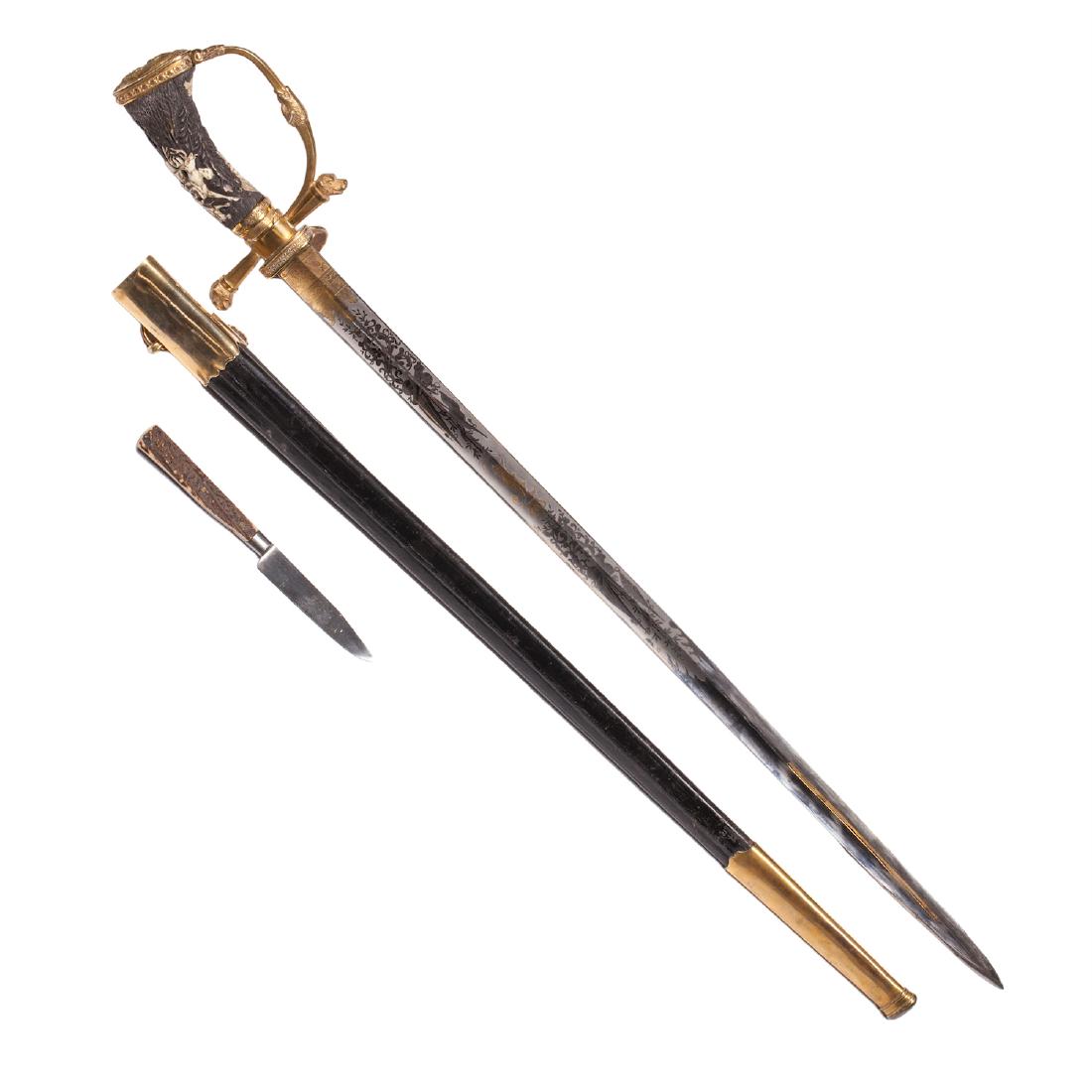 Hunting dagger with Grand Duke of Baden monogram — image 2