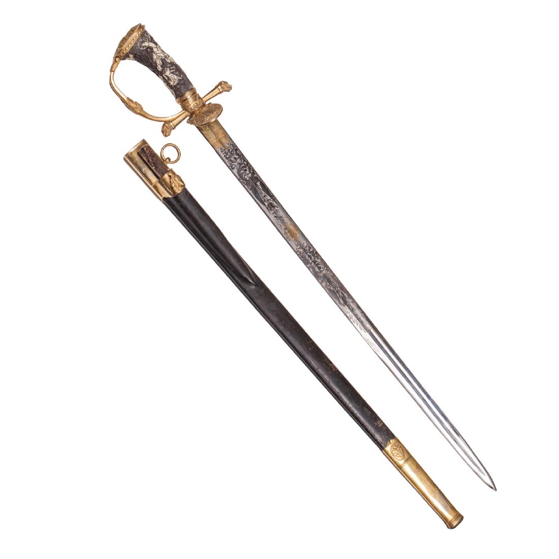 Hunting dagger with Grand Duke of Baden monogram — image 3