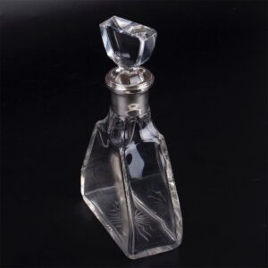 Massive silver mounted decanter "Charles Tirbour" — image 2