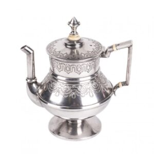 Russian silver teapot. Grachev — image 1