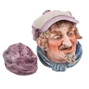 Toby jug in the shape of jew head in the cap — image 2