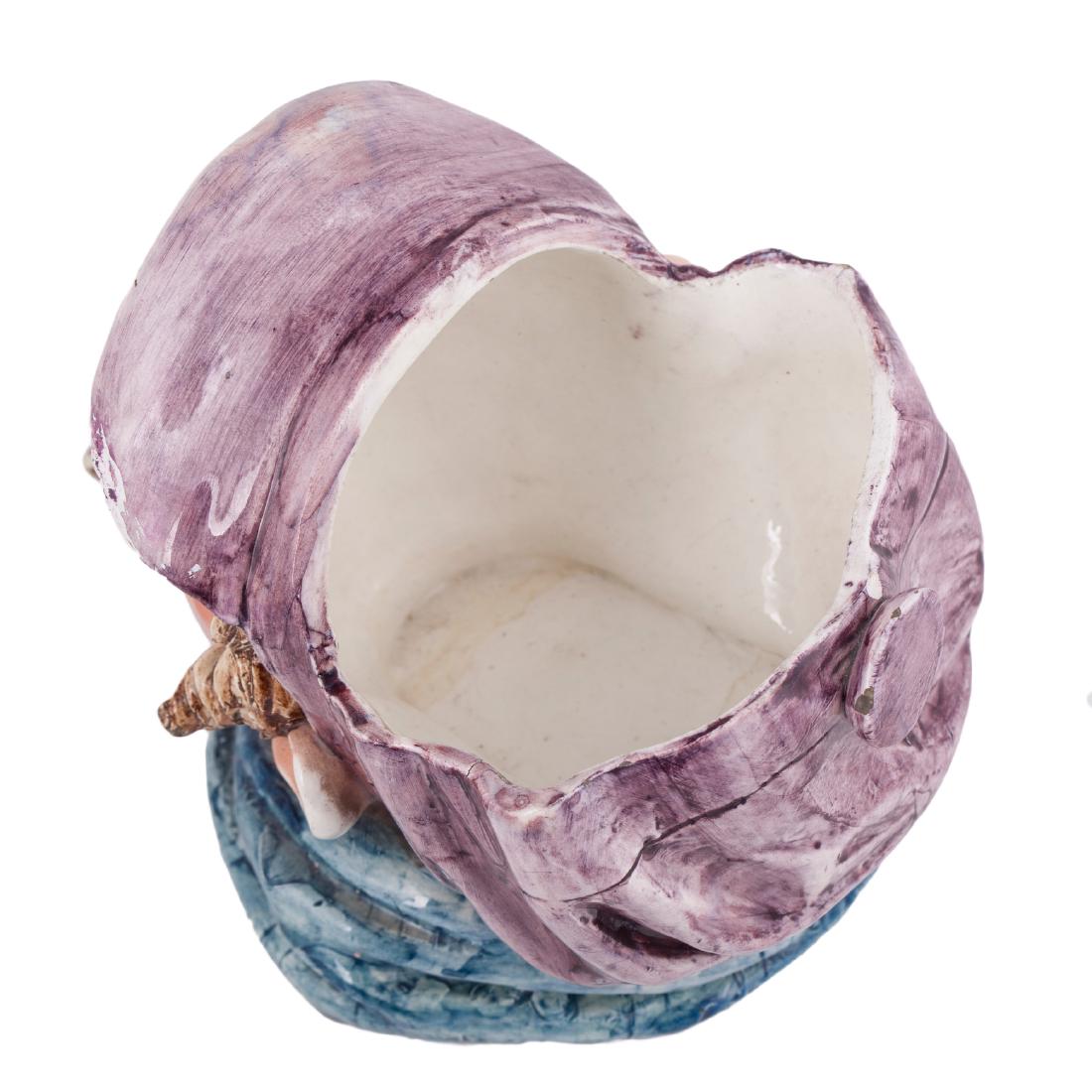 Toby jug in the shape of jew head in the cap — image 4