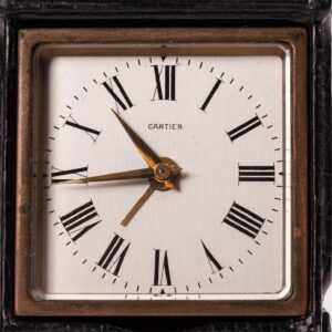 Vintage Cartier mechanical travel-desk clock — image 2