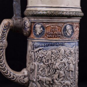 Faience beer jar with "anti-semitic scenes" — image 2