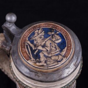 Faience beer jar with "anti-semitic scenes" — image 3