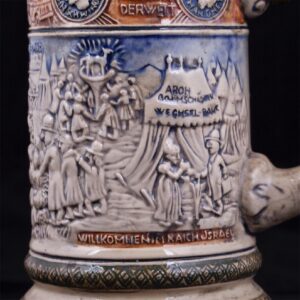 Faience beer jar with "anti-semitic scenes" — image 4