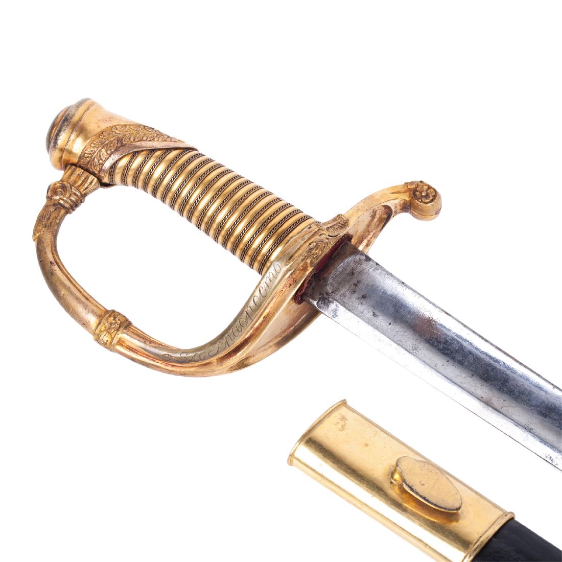 M-1826 Russian infantry Gold Sword for Bravery — image 1